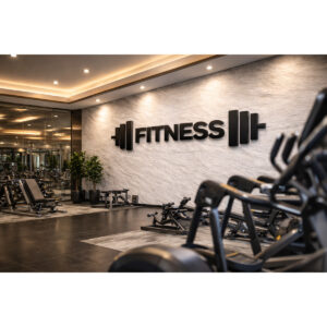 MFO Spor Salonu Fitness Duvar Dekor Yazısı