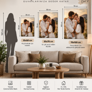 Kişiye Özel Fotoğraflı Kanvas Tablo - Görsel 4